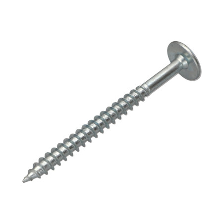 PARAFUSO dobradiça 6X80 rosca parcial TORX T30 Aço zinco branco