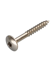 PARAFUSO dobradiça 5X40 rosca total TORX T20 Aço niquelado