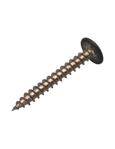 PARAFUSO dobradiça 5X40 rosca total TORX T20 Aço zinco branco RAL7015 cinza ardósia