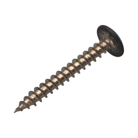 PARAFUSO dobradiça 5X40 rosca total TORX T20 Aço zinco branco RAL7015 cinza ardósia