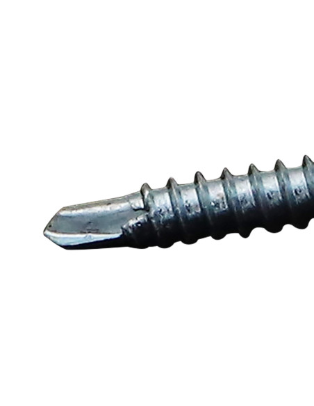 PARAFUSO FURAR cabeça redonda larga Parafuso com Cabeça com Fenda quadrada 2 3,5 x 20 Aço zinco branco RAL9010
