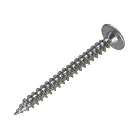 PARAFUSO dobradiça 6X60 rosca parcial TORX T30 diâmetro da cabeça 14 Aço zinco branco 96 horas de exposiÃ§Ã£o