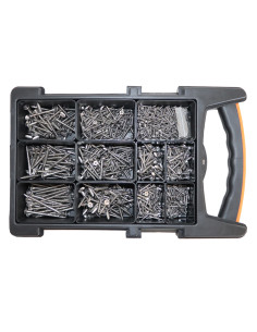 Sortido 1200 Parafusos de madeira e aglomerado TEKOR cabeça fresada dentado TORX Aço inoxidável A2 2