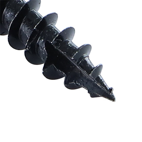 Parafusos de madeira e aglomerado TEKOR PARAFUSO dobradiça 7X30 roscado sobre 30 TORX T30 Aço zinco preto cut ponto
