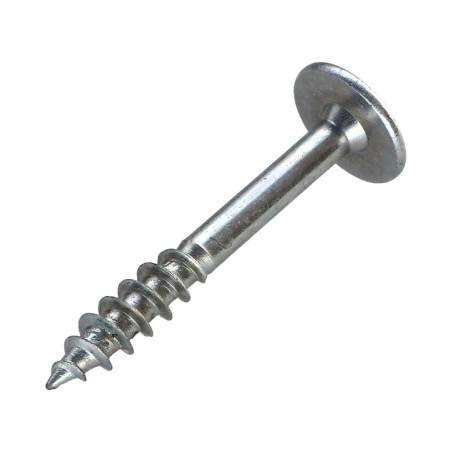 PARAFUSO dobradiça 7X50 roscado sobre 23 TORX T30 Aço zinco branco 200 Horas de nevoeiro salino sem corrosão
