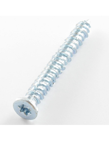Parafuso Betão cabeça fresada reduzida 7,5 x 120 TORX T30 Aço zinco branco