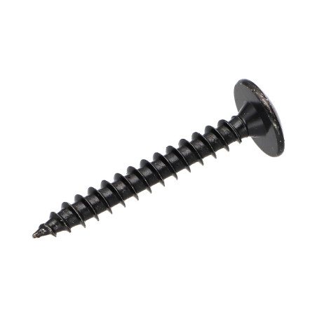 Parafuso de madeira e aglomerado dobradiça 6X60 TORX T30 rosca total Aço zinco preto