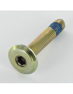 Parafuso de metais liso chave de 4 M6X60 Freio roscado Dicromato