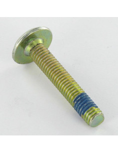 Parafuso de metais liso chave de 4 M6X60 Freio roscado Dicromato 2