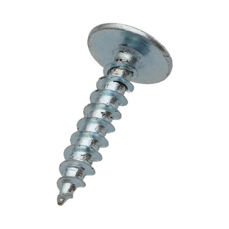 PARAFUSO dobradiça 6X20 rosca total TORX T30 Aço zinco branco