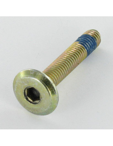 Parafuso de metais liso chave de 4 M6X80 Freio roscado Dicromato