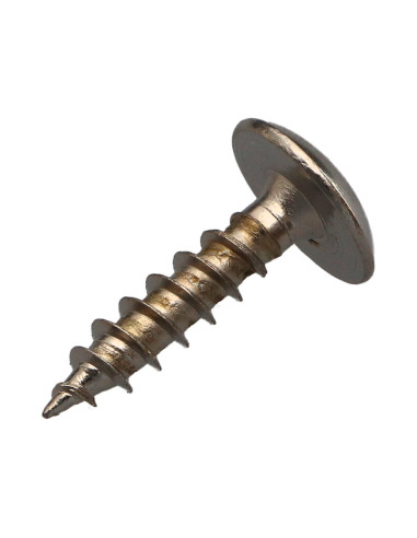 PARAFUSO dobradiça 6X25 rosca total TORX T30 Aço niquelado