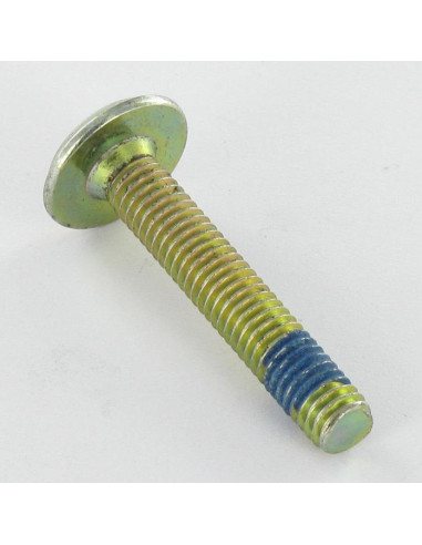 Parafuso de metais liso chave de 4 M6X80 Freio roscado Dicromato