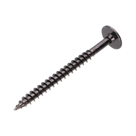 PARAFUSO dobradiça 6X70 rosca parcial TORX T30 Aço zinco preto