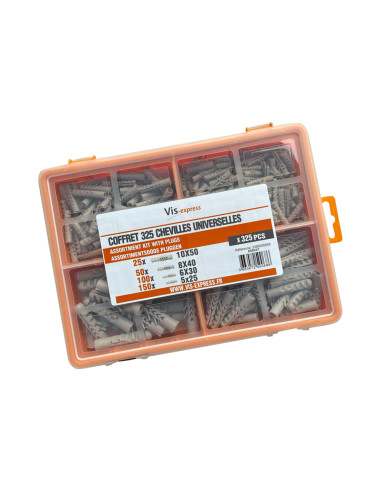 Sortido 325 Bucha UNIVERSAL - Parafuso Express