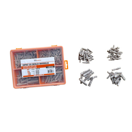 Sortido 325 Bucha UNIVERSAL - Parafuso Express