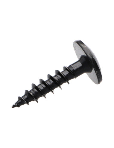 PARAFUSO dobradiça 7X40 rosca total TORX T30 Aço zinco preto