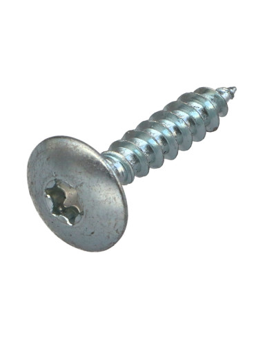 PARAFUSO dobradiça 6X35 rosca parcial TORX T30 Aço zinco branco