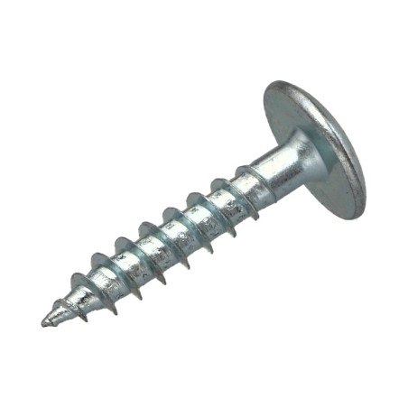 PARAFUSO dobradiça 6X35 rosca parcial TORX T30 Aço zinco branco
