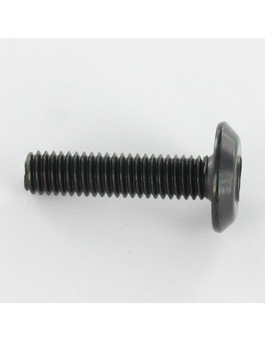 Parafuso de metais liso chave de 4 M6X50 Aço zinco preto