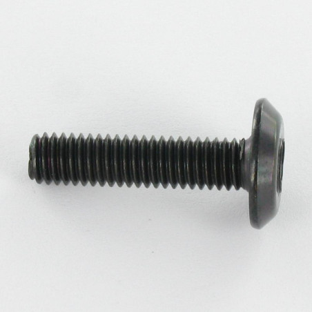 Parafuso de metais liso chave de 4 M6X60 Aço zinco preto