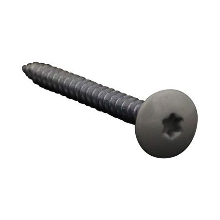PARAFUSO dobradiça 4,5X50 rosca total TORX T20 Aço zinco branco LAQ RAL7044