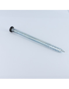 Parafuso Betão cabeça fresada VERMELHO 7,5 x 120 TORX T30 Aço zinco branco RAL9005 preto escuro