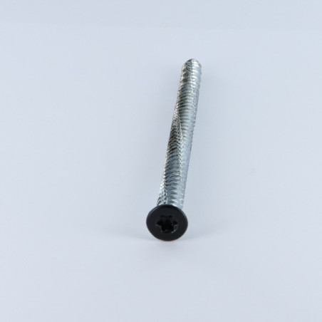Parafuso Betão cabeça fresada VERMELHO 7,5 x 120 TORX T30 Aço zinco branco RAL9005 preto escuro