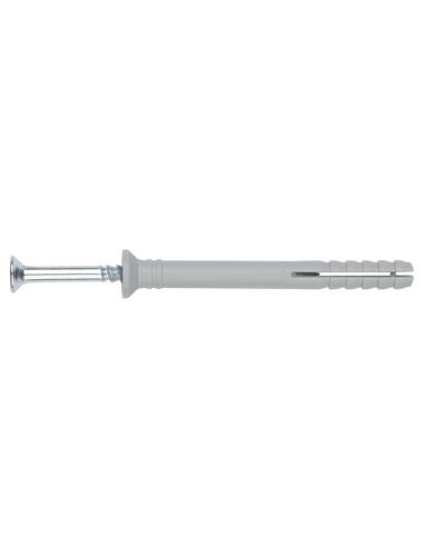 Balde de 750 Bucha de golpe com PARAFUSO 5X30 Aço zinco branco