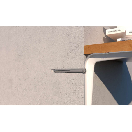 Balde de 750 Bucha de golpe com PARAFUSO 5X30 Aço zinco branco