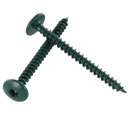 PARAFUSO dobradiça 4,5X50 rosca total TORX T20 Aço zinco branco LAQ RAL6021 verde pálido
