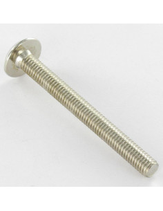 Parafuso de metais liso chave de 4 M6X60 Aço niquelado 2