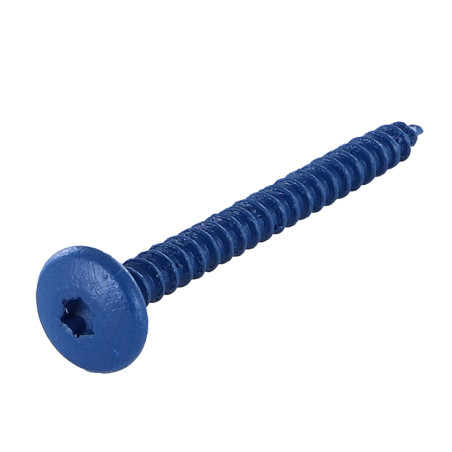 PARAFUSO dobradiça 4,5X50 rosca total TORX T20 Aço zinco branco LAQ RAL5010