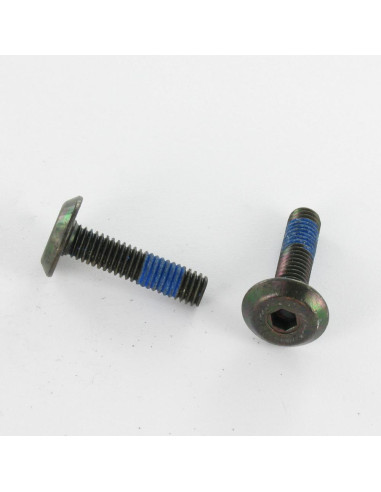 Parafuso de metais liso chave de 4 M6X90 Freio roscado Aço zinco preto