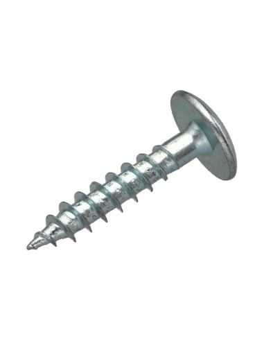 PARAFUSO dobradiça 6X40 rosca parcial TORX T30 Aço zinco branco
