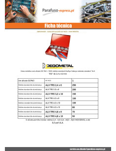 Sortido Alicate GO9600 + 100 Rebite DEGOMETAL - Parafuso Express 2