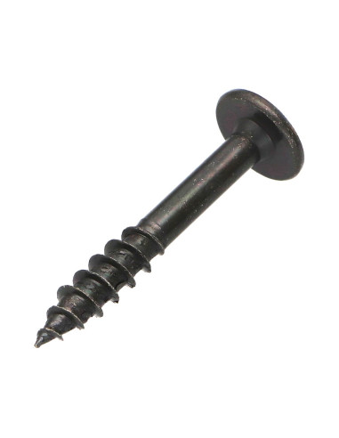 PARAFUSO dobradiça 7X60 rosca total TORX T30 Aço zinco preto