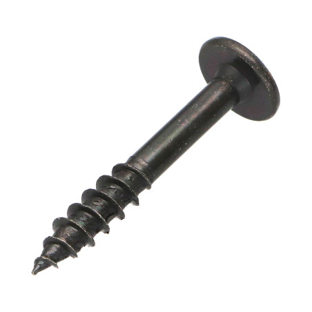 PARAFUSO dobradiça 7X60 rosca total TORX T30 Aço zinco preto