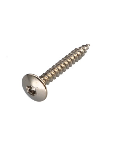 PARAFUSO dobradiça 6X45 rosca parcial TORX T30 Aço niquelado