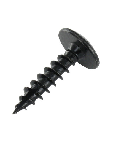 Parafusos de madeira e aglomerado TEKOR PARAFUSO dobradiça 6X25 roscado sobre 25 TORX T30 Aço zinco preto cut ponto