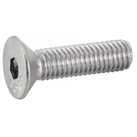 Sortido 1240 Parafuso de metais cabeça fresada hexagonal oca FHC Aço inoxidável A4