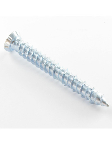 Parafuso Betão cabeça fresada reduzida 7,5 x 180 TORX T30 Aço zinco branco