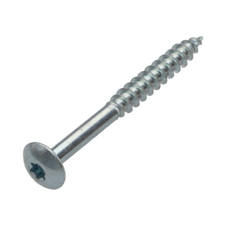 PARAFUSO dobradiça 7X70 roscado sobre 40 TORX T30 cut ponto antifenda tipo 17 Zinco cr3 96 horas de nevoeiro salino