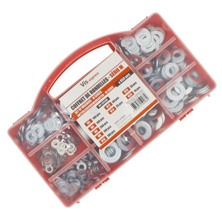 Sortido 850 Rondela Aço zinco branco gama M (Média)