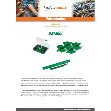 Spax RETIFICADOR LÂMINA de TERRAÇO - Parafuso Express