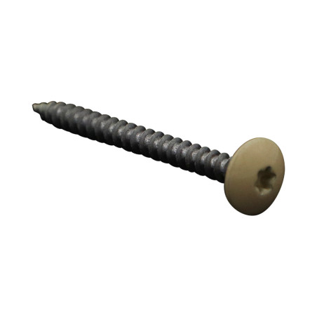 PARAFUSO dobradiça 4,5X50 rosca total TORX T20 Aço zinco branco LAQ RAL1014