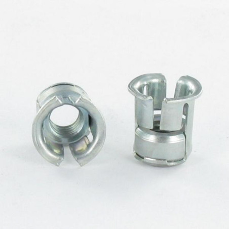 Porca Gaiola redondo M6 espessura de chapa 0,7 con 4 CV4826HG Aço zinco branco