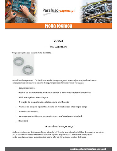 Rondela NORD-LOCK ® Aço bruto DELTA PROTEGER M10 720 Horas de nevoeiro salino sem corrosão vermelha