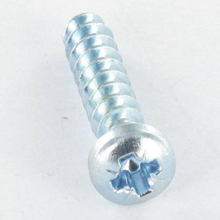 Parfuso de pvc cabeça cilíndrica panela Pozi PZ6 6X12 Perno 30 GRAUS Aço zinco branco
