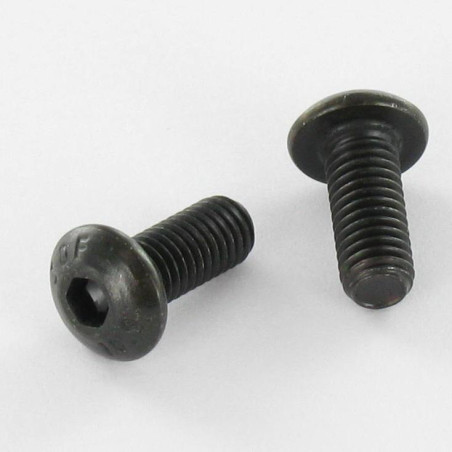 Parafuso de metais Parafuso de Cabeça Oca Sextavada M6X55 rosca total classe 10.9 chave de 4 Aço bruto